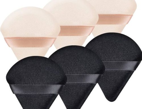 Éponge de maquillage en forme de triangle