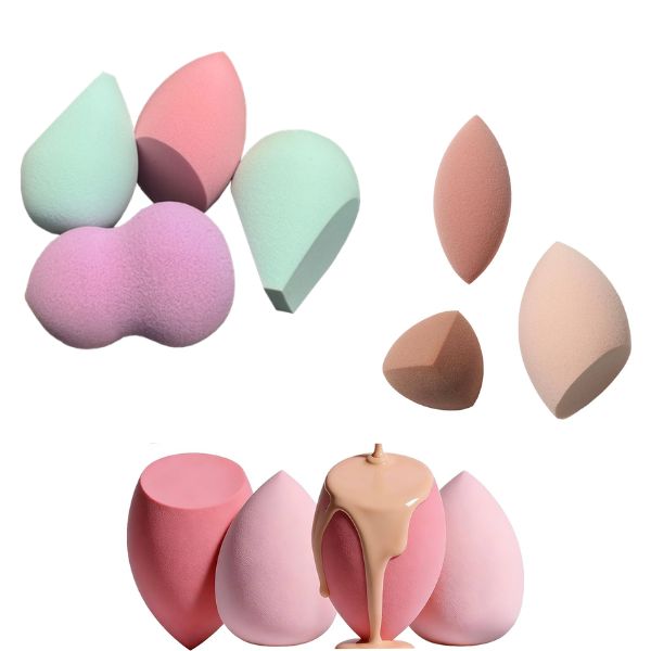 Formes d'éponges de maquillage sur mesure